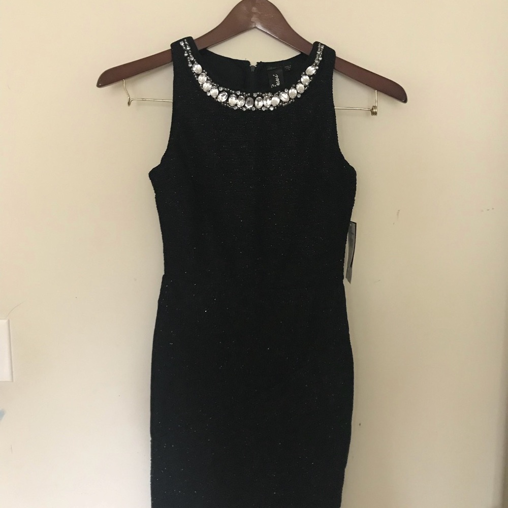Black junior dress with glitter! - Picture 1 of 8